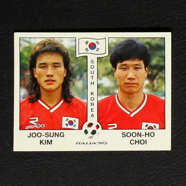 Italia 90 Nr. 323 Panini Sticker J. Kim - S. Choi