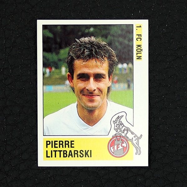 Pierre Littbarski Panini Sticker Nr. 179 - Fußball 89