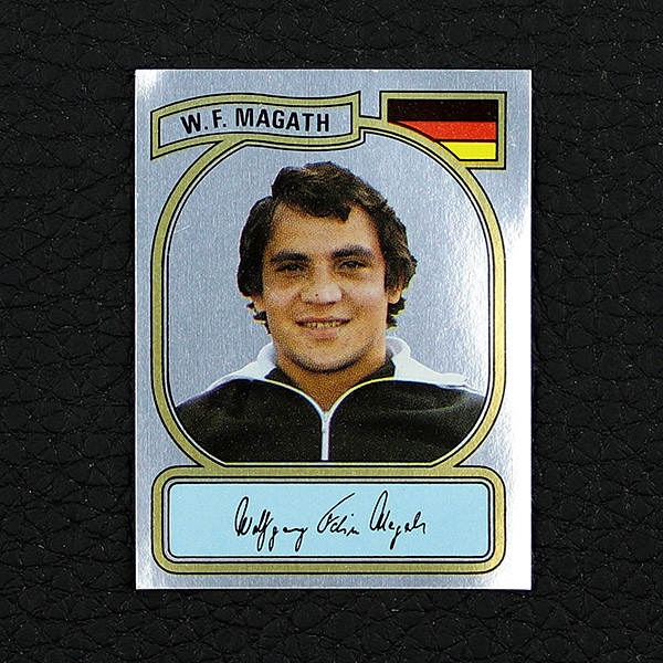 W. F. Magath Panini Sticker - Fußball 81