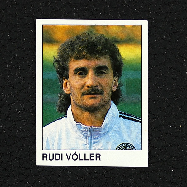 Rudi Völler Panini Sticker No. 407 - Fußball 91