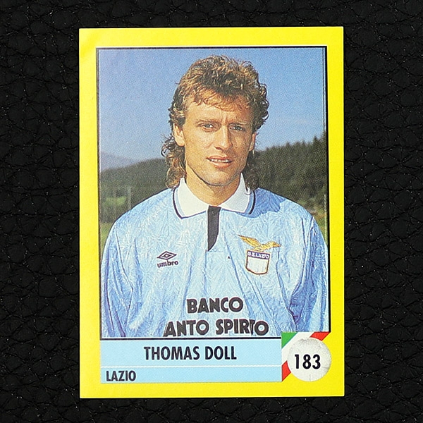 Thomas Doll Vallardi Sticker No. 183 - Il Grande Calcio 92