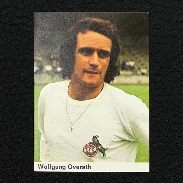 Wolfgang Overath Bergmann Sticker No. 86 - König Fußball 1972/73