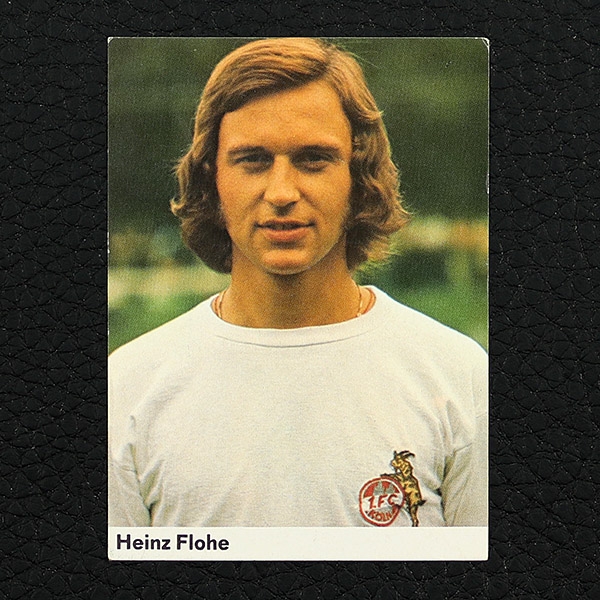 Heinz Flohe Bergmann Sticker No. 87 - König Fußball 1972/73