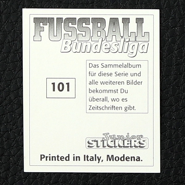 Thomas Strunz Panini Sticker Nr. 101 - Fußball Bundesliga 94/95