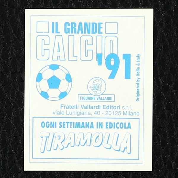 Matthäus Vallardi Sticker Nr. 347 - Il Grande Calcio 91