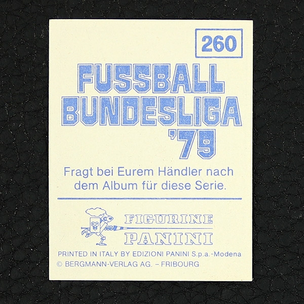 Gerd Müller Panini Sticker Nr. 260 - Fußball 79