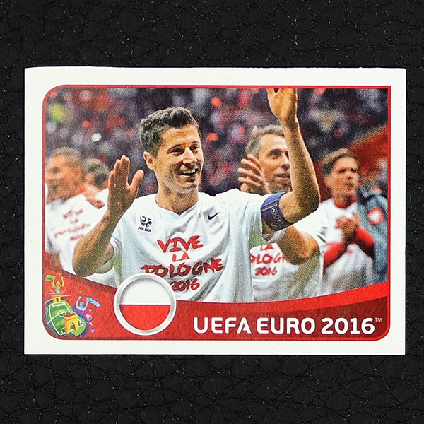 Robert Lewandowski Panini Sticker Nr. E15 - Euro 2016