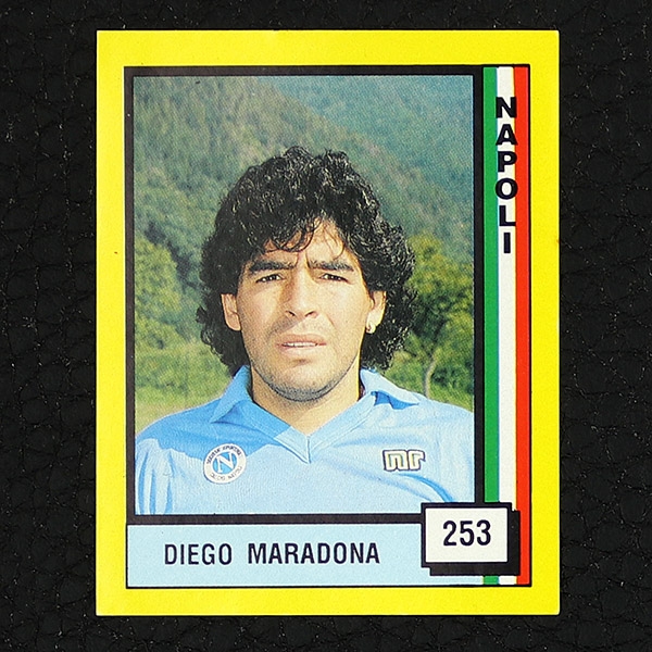 Diego Maradona Vallardi Sticker Nr. 253 - Il Grande Calcio 90