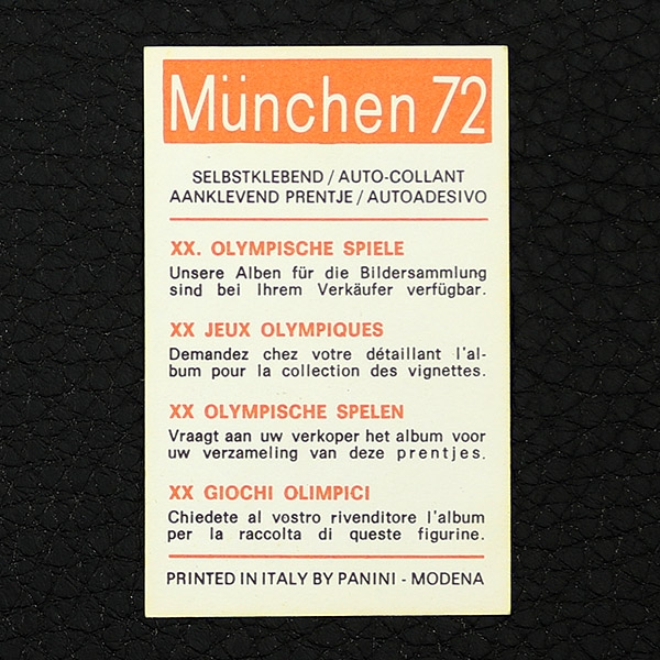 Raymond Russel Panini München 72 Bild - Boxer