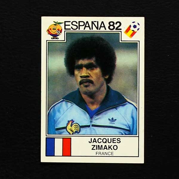 Espana 82 Nr. 287 Panini Sticker Jacques Zimako