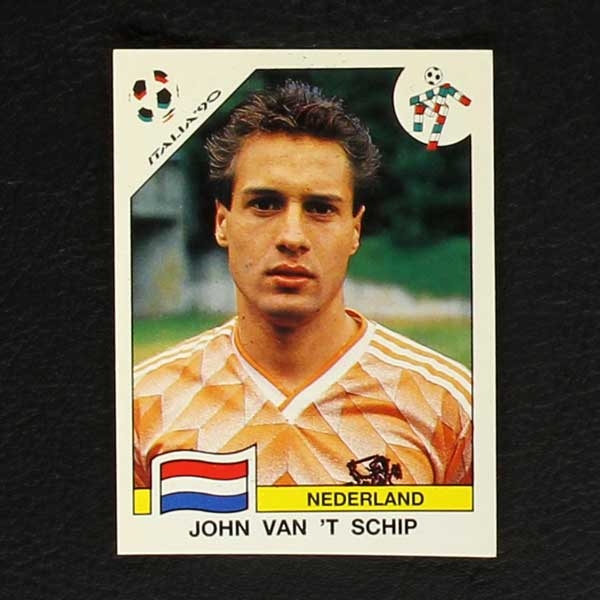 Italia 90 Nr. 414 Panini Sticker John Van 'T Schip