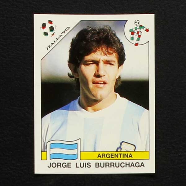 Italia 90 Nr. 127 Panini Sticker Jorge Luis Burruchaga