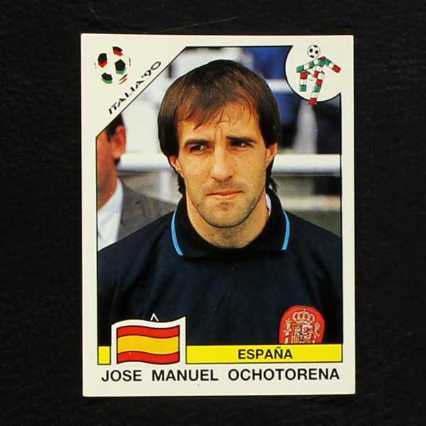 Italia 90 Nr. 346 Panini Sticker Jose M. Ochotorena