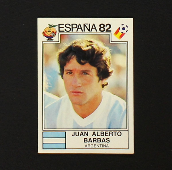 Espana 82 Nr. 174 Panini Sticker Juan Alverto Barbas