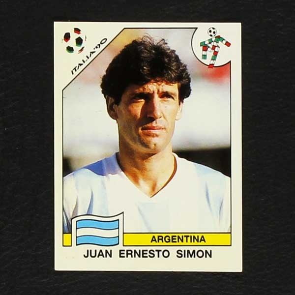 Italia 90 Nr. 119 Panini Sticker Juan Ernesto Simon