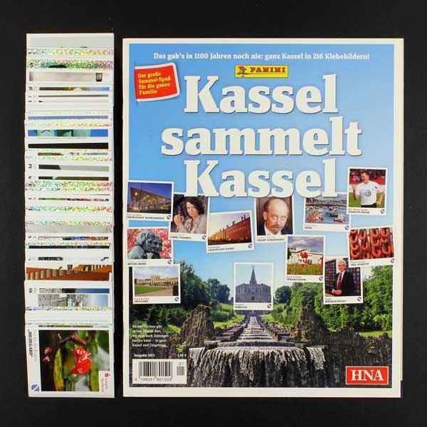 Kassel sammelt Juststickit Panini sticker album complete