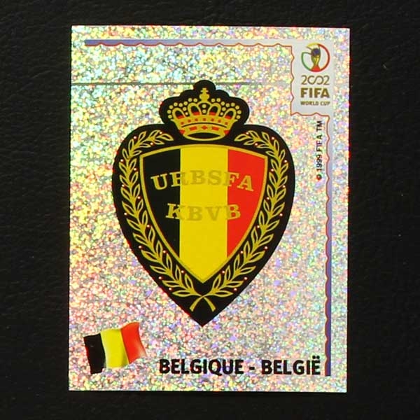 Korea Japan 2002 Nr. 550 Panini Sticker Belgique Wappen