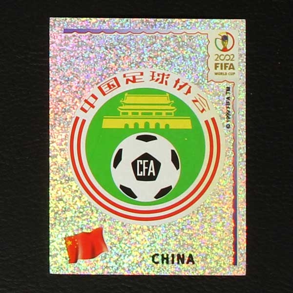 Korea Japan 2002 Nr. 206 Panini Sticker China Wappen