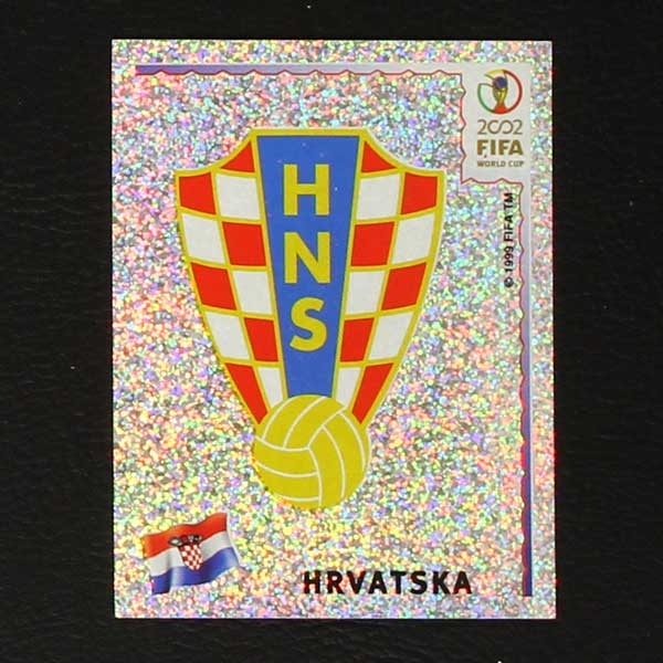 Korea Japan 2002 Nr. 476 Panini Sticker Croatia Wappen