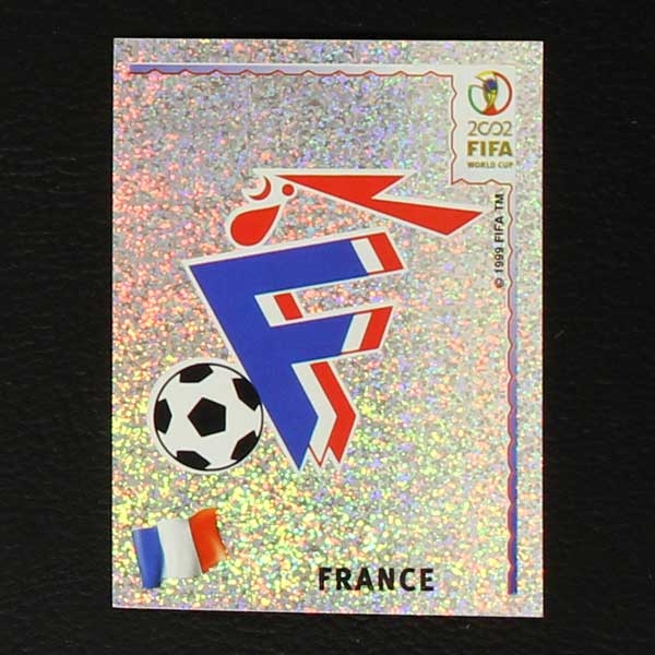 Korea Japan 2002 Nr. 026 Panini Sticker France Wappen