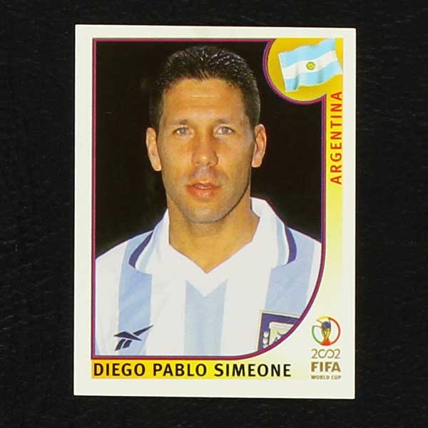 Korea Japan 2002 Nr. 393 Panini Sticker Simeone