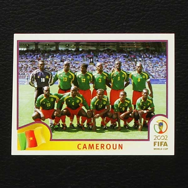 Korea Japan 2002 No. 367 Panini sticker team Cameroun