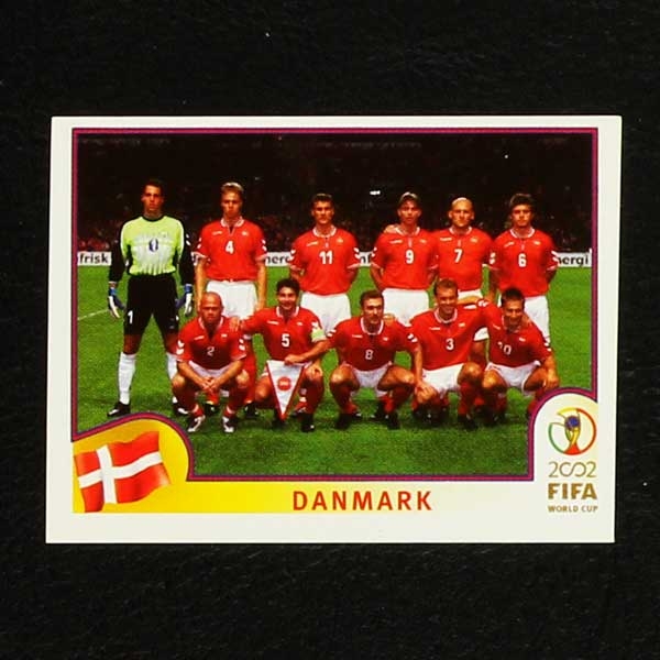 Korea Japan 2002 Nr. 079 Panini Sticker Team Danmark