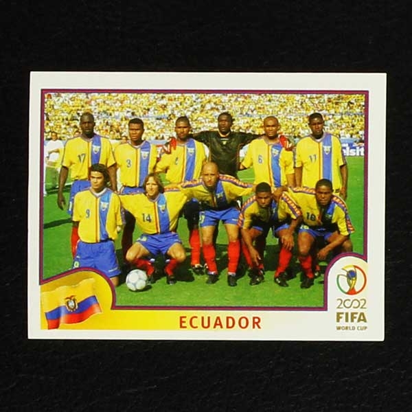 Korea Japan 2002 Nr. 514 Panini Sticker Team Ecuador