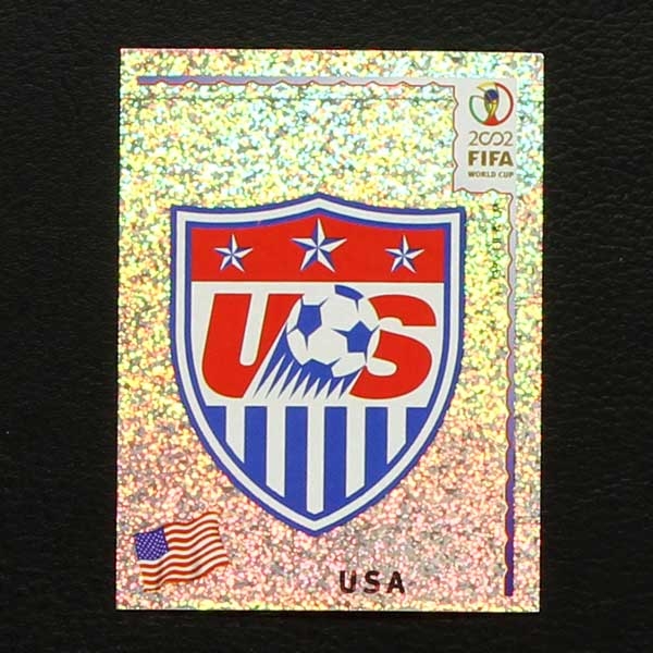 Korea Japan 2002 No. 278 Panini sticker USA badge