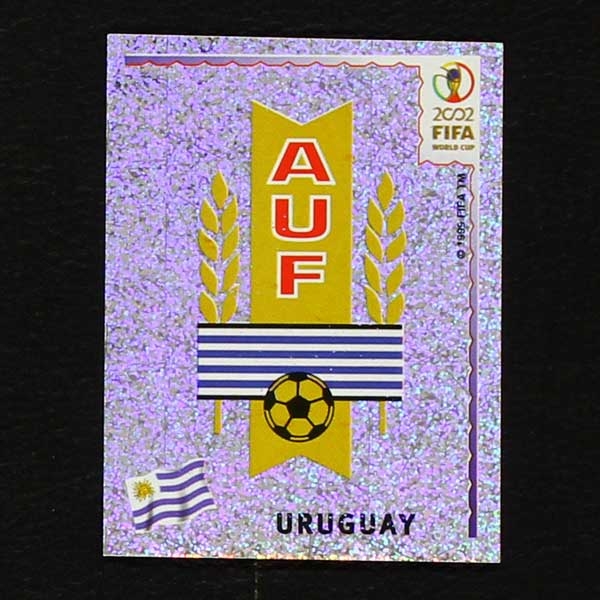 Korea Japan 2002 Nr. 062 Panini Sticker Uruguay Wappen