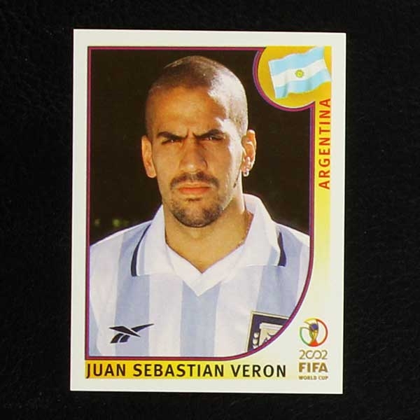 Korea Japan 2002 No. 395 Panini sticker Veron