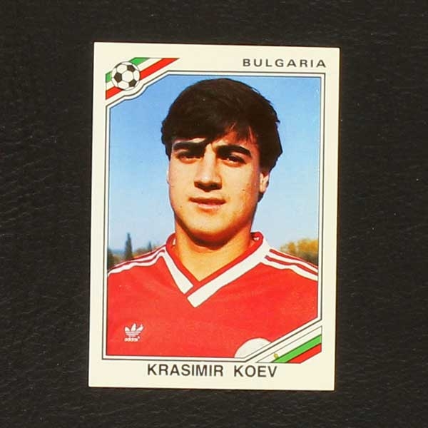 Mexico 86 Nr. 057 Panini Sticker Krasimir Koev