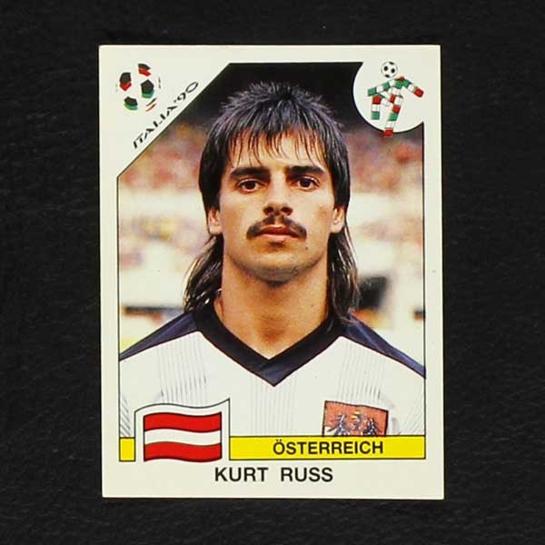 Italia 90 Nr. 061 Panini Sticker Kurt Russ