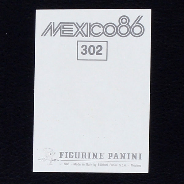 Mexico 86 Nr. 302 Panini Sticker Lothar Matthäus