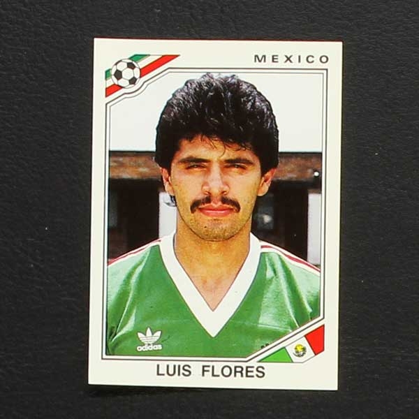 Mexico 86 Nr. 125 Panini Sticker Luis Flores