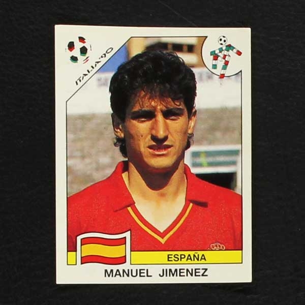 Italia 90 Nr. 352 Panini Sticker Manuel Jimenez