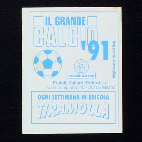 Diego Maradona Vallardi Sticker No. 353 - Il Grande Calcio 91