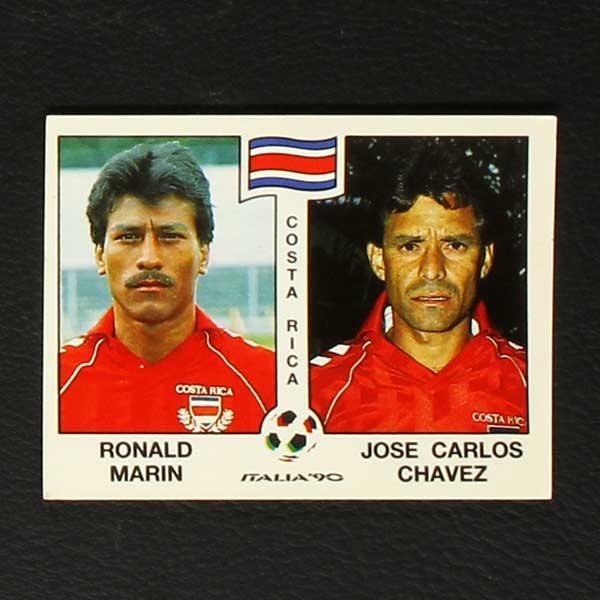 Italia 90 Nr. 186 Panini Sticker Marin - Chavez