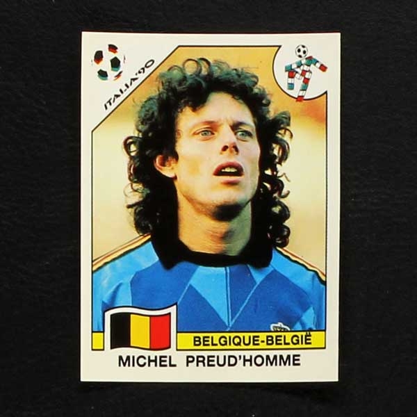 Italia 90 Nr. 326 Panini Sticker Michel Preud Homme