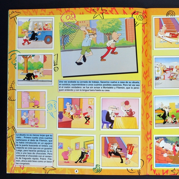 Mortadelo filemon Panini Sticker Album komplett - E