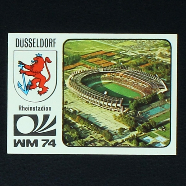 München 74 Nr. 074 Panini Sticker Rheinstadion