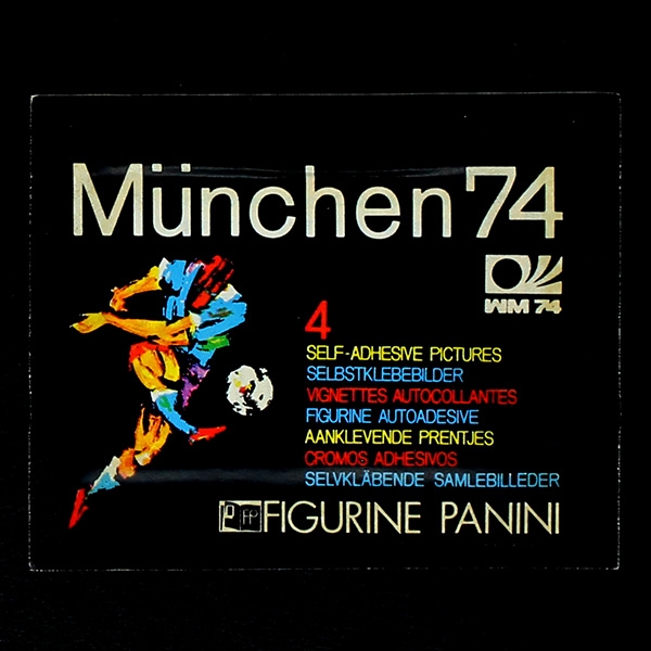 München 74 Panini Sticker Tüte