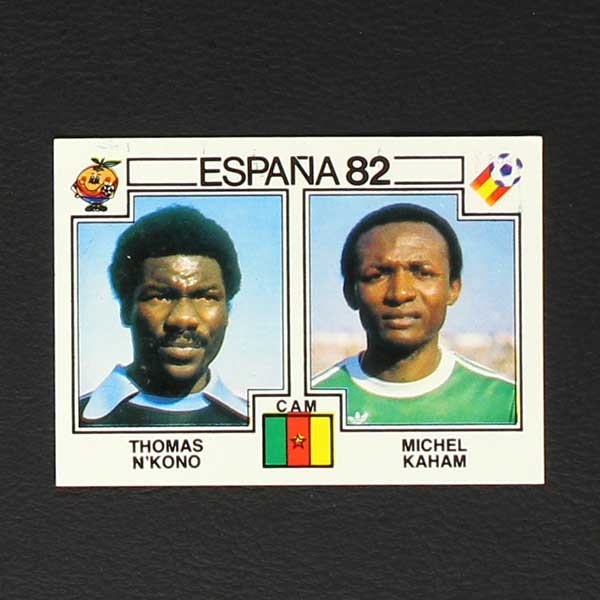 Espana 82 Nr. 092 Panini Sticker N'Kono / Kaham