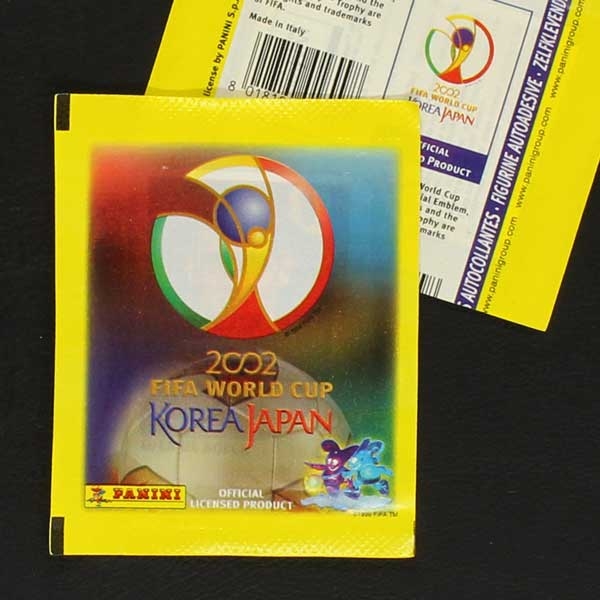 Korea Japan 2002 Panini Sticker Tüte Europa Variante