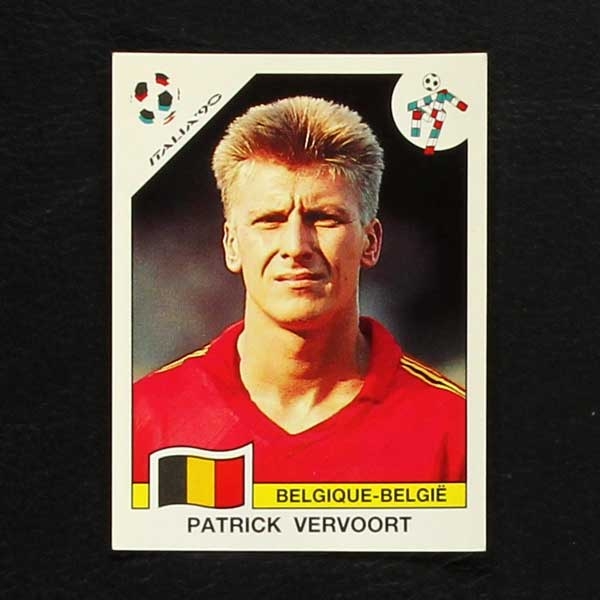 Italia 90 Nr. 339 Panini Sticker Patrick Vervoort