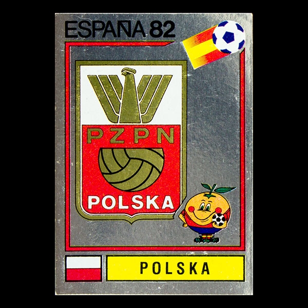 Espana 82 Nr. 054 Panini Sticker Polska Wappen