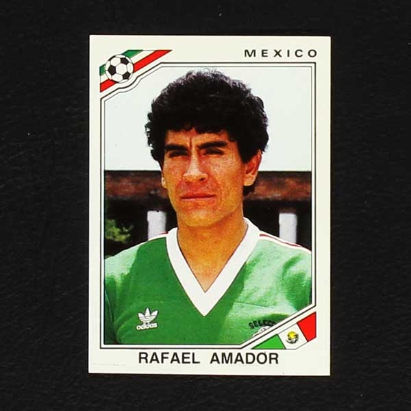 Mexico 86 Nr. 117 Panini Sticker Rafael Amador
