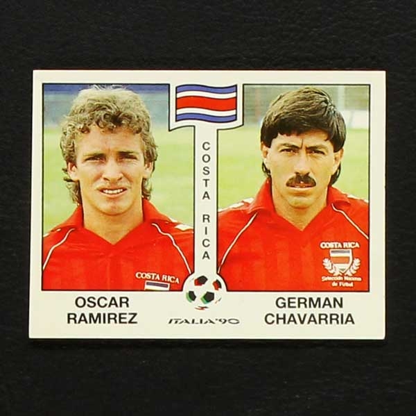 Italia 90 Nr. 188 Panini Sticker Ramirez - Chavarria