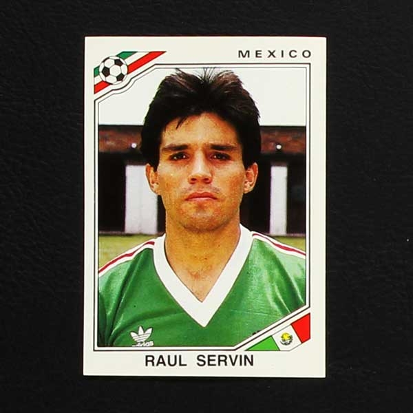 Mexico 86 Nr. 118 Panini Sticker Raul Servin