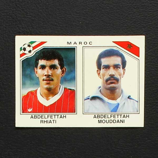 Mexico 86 Nr. 427 Panini Sticker Rhiati - Mouddani